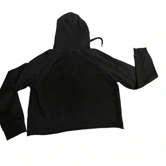 NBA San Antonio Spurs Basketball Black Cropped Hoodie Juniors size Large - Picture 5 of 12